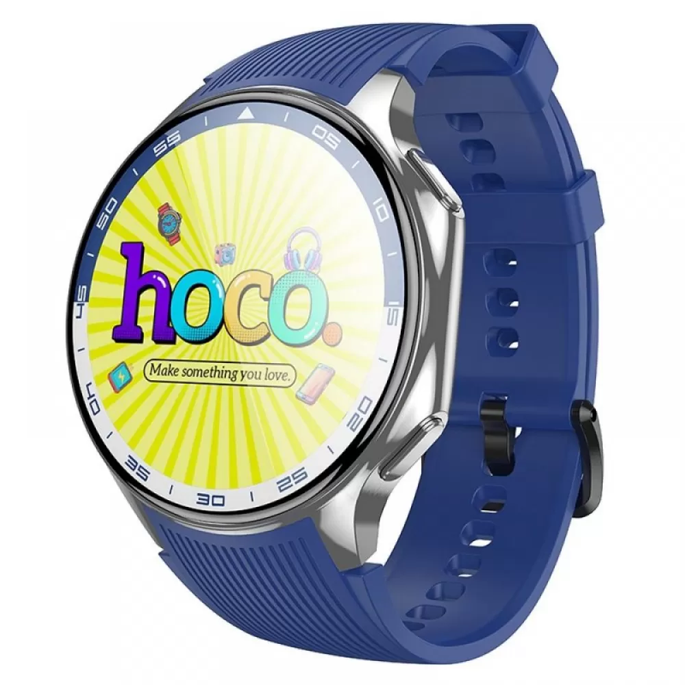HOCO pametni sat s funkcijom poziva AMOLED Y24 srebrni