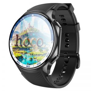 HOCO pametni sat s funkcijom poziva AMOLED Y24 crni