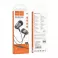 HOCO zicne slusalice Jack 3,5 mm s mikrofonom M108 metalno sive