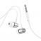 HOCO zicne slusalice Jack 3,5 mm s mikrofonom M108 srebrne