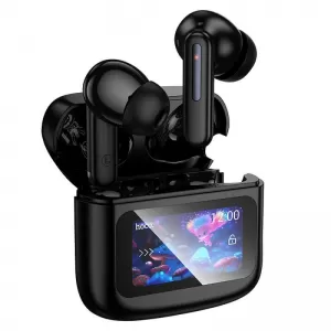HOCO bezicne slusalice bluetooth s dodirnim ekranom TWS EQ14 crne