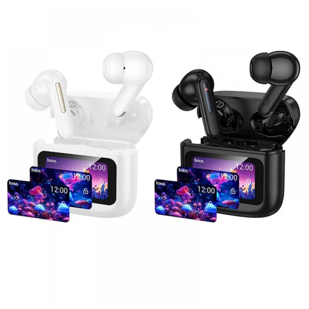 HOCO bezicne slusalice bluetooth sa dodirnim ekranom TWS EQ14 crne