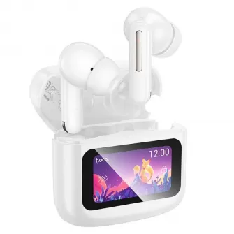 HOCO bezicne slusalice bluetooth sa dodirnim ekranom TWS EQ14 bele