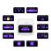 HOCO bezicne slusalice bluetooth s dodirnim ekranom TWS EQ14 bele