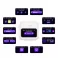 HOCO bezicne slusalice bluetooth sa dodirnim ekranom TWS EQ14 bele