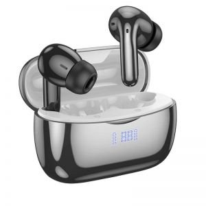 HOCO bezicne slusalice bluetooth TWS ANC ENC EQ16 crni sjaj