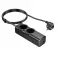 HOCO produzni kabal (kabl) 2 uticnice + USB A + 3 × Type C PD QC3.0 3A 67W NS10 2 m crni