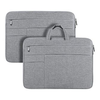 DUX DUCIS torba LBTC za laptop 15.5–16″ Horizontal Handbag svetlo siva