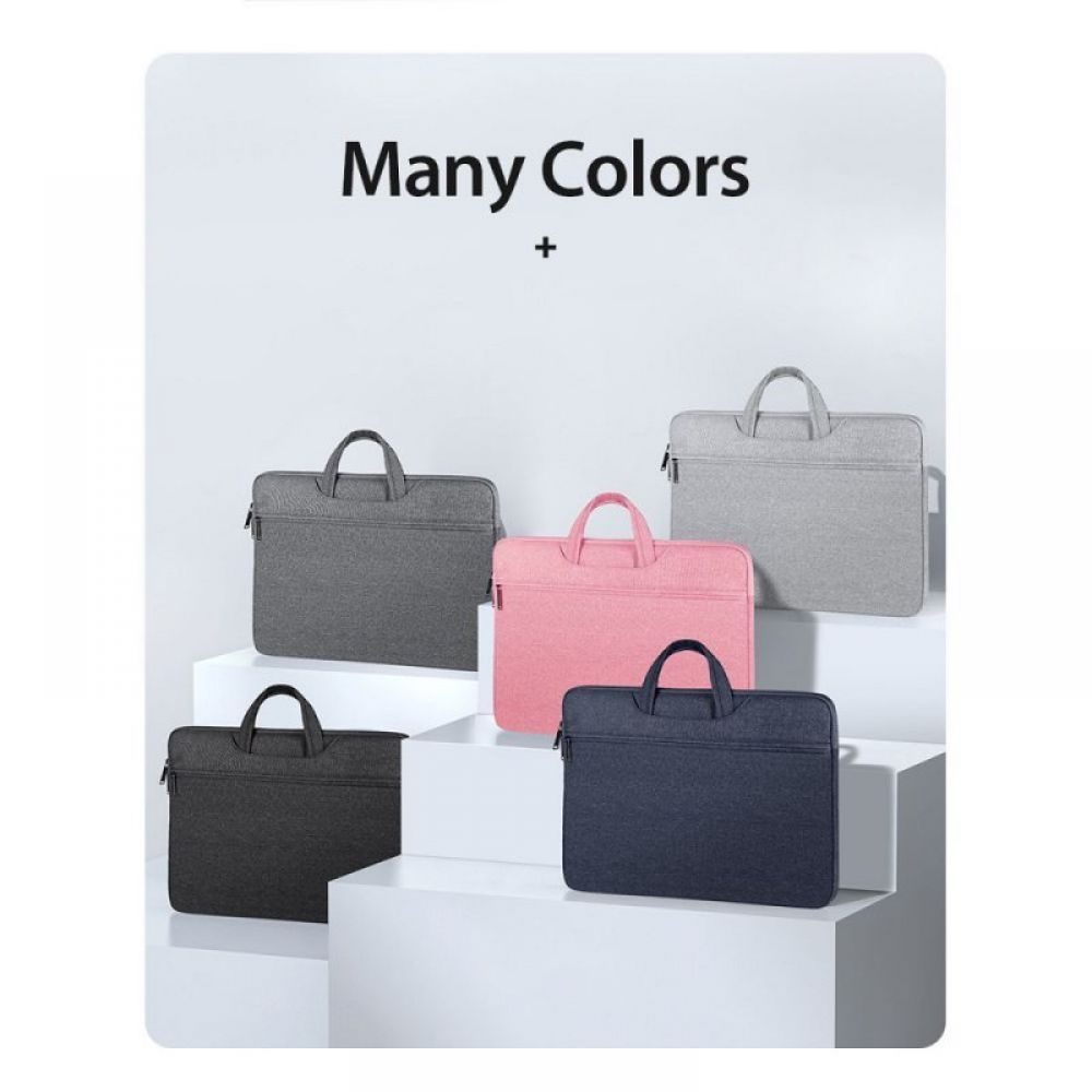 DUX DUCIS torba LBTC za laptop 15.5–16″ Horizontal Handbag tamno siva