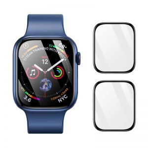 DUX DUCIS zastita ekrana PMMA s okvirom za Apple Watch 10 42 mm crna