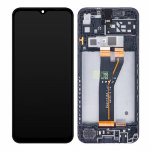 LCD + touchscreen + frame za Samsung A145F Galaxy A14 (rev B6 crni flet) FULL ORG SP - K