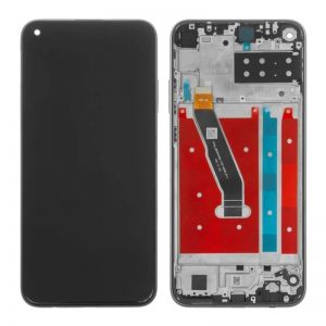 LCD + touchscreen + frame  za Huawei P40 Lite E crni FULL ORG SP - K