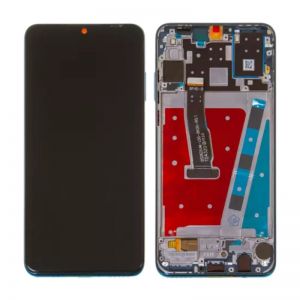 LCD + touchscreen + frame  za Huawei P30 Lite 48mp PEACOCK BLUE FULL ORG SP - K