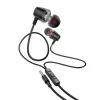 HOCO zicane slusalice Jack 3.5 mm sa mikrofonom M107 crne