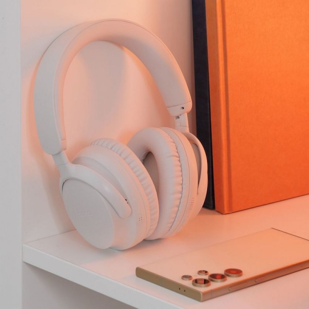 HOCO žične slušalice Bluetooth W53 morning mist bele