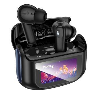 HOCO bežične Bluetooth slušalice sa touch screen-om TWS ANC + ENC EQ21 crne