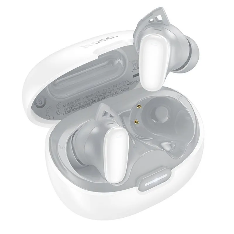HOCO bežične Bluetooth slušalice TWS EW203 bele