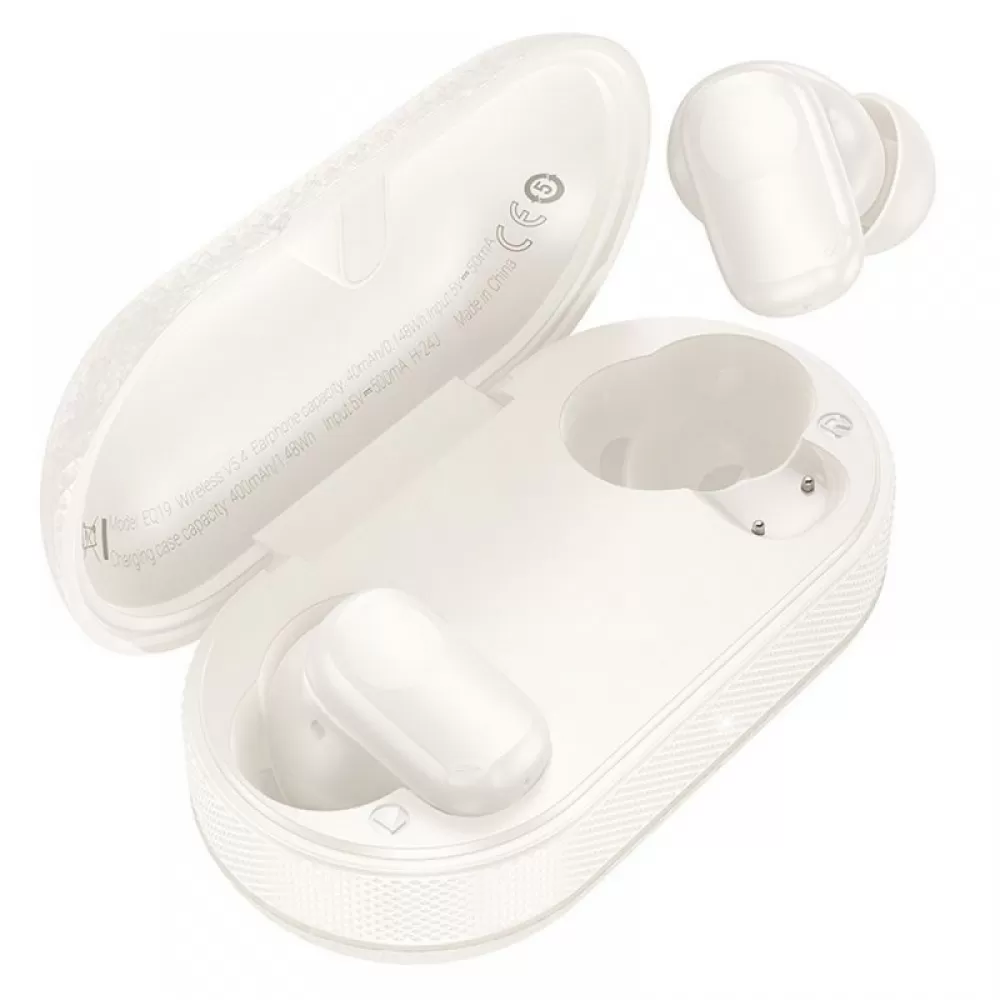HOCO bežična Bluetooth slušalica TWS EQ19 bela