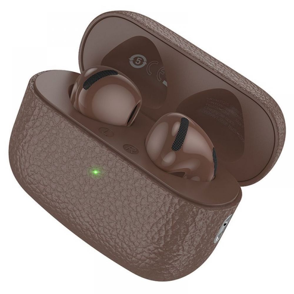 HOCO bežične Bluetooth slušalice TWS EQ15 braon