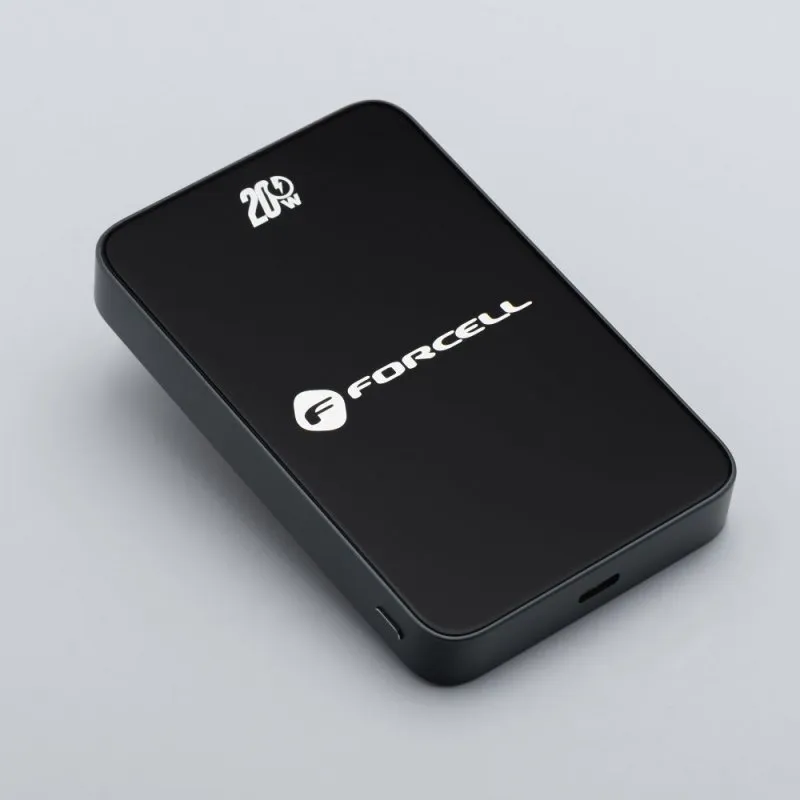 FORCELL F-ENERGY F10K8 Super Slim powerbank kompatibilan sa MagSafe PD3.0 QC4.0 15W 10000 mAh crna