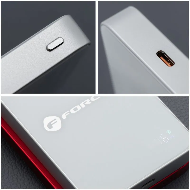 FORCELL F-ENERGY F10K8 Super Slim powerbank kompatibilan sa MagSafe PD3.0 QC4.0 15W 10000 mAh bela