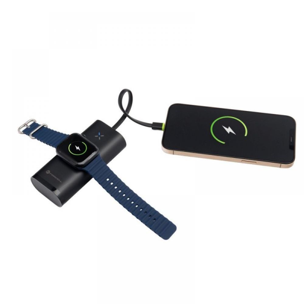 FORCELL F-ENERGY F10K4 powerbank kompatibilan sa Apple Watch PD QC3.0 3A 22.5W 10000 mAh crni
