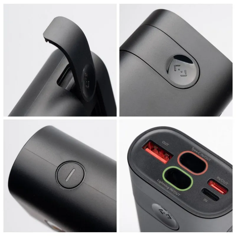 FORCELL F-ENERGY F10K4 powerbank kompatibilan sa Apple Watch PD QC3.0 3A 22.5W 10000 mAh crni