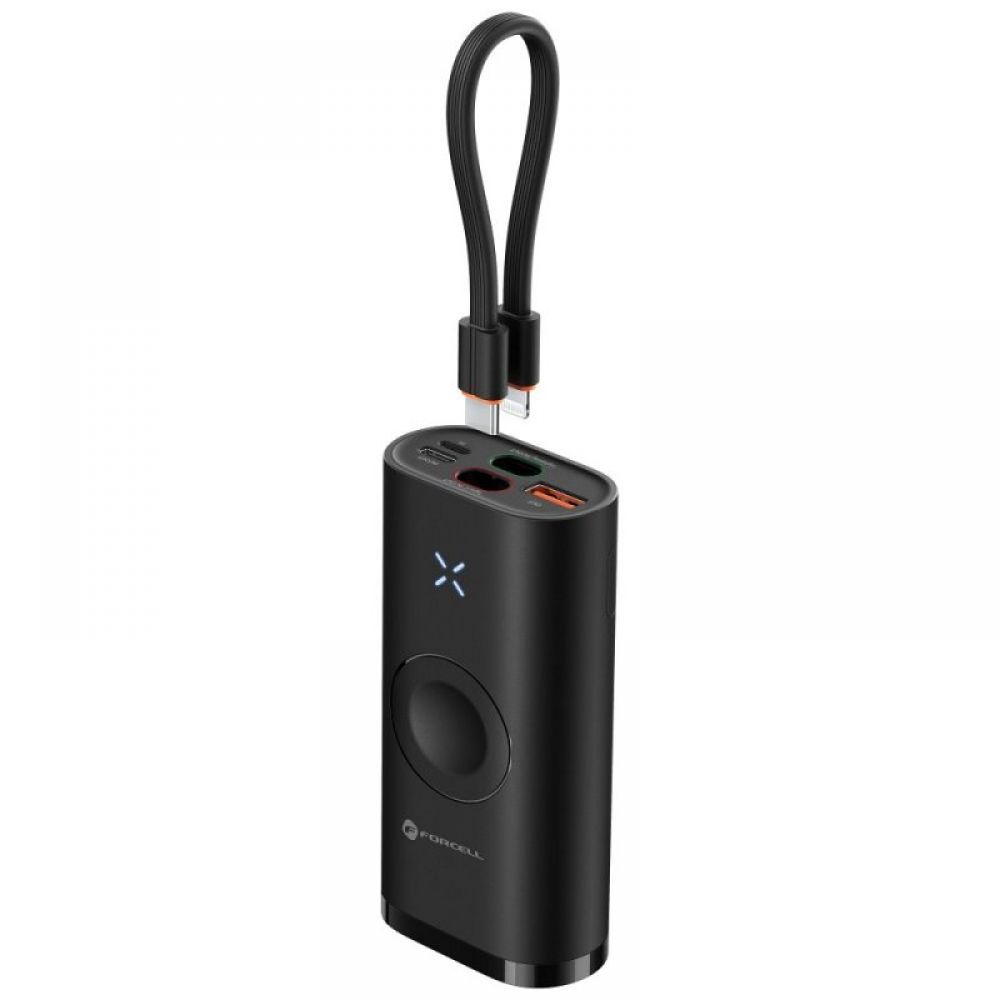 FORCELL F-ENERGY F10K4 powerbank kompatibilan sa Apple Watch PD QC3.0 3A 22.5W 10000 mAh crni