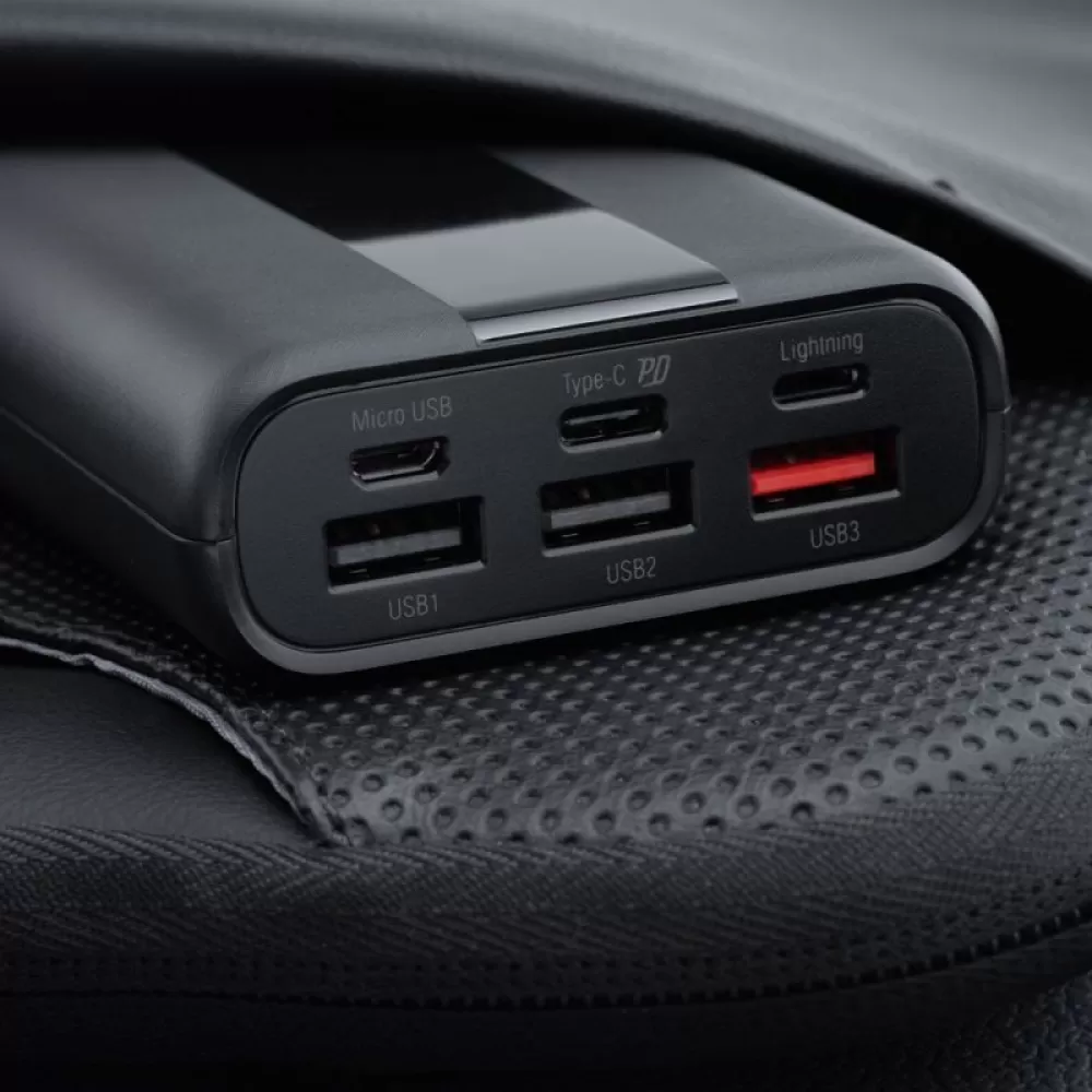 FORCELL F-ENERGY P20K2 Energo powerbank PD QC3.0 3A 22.5W 20000 mAh crni