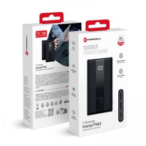 FORCELL F-ENERGY P10K2 Energo powerbank PD QC3.0 3A 22.5W 10000 mAh crni