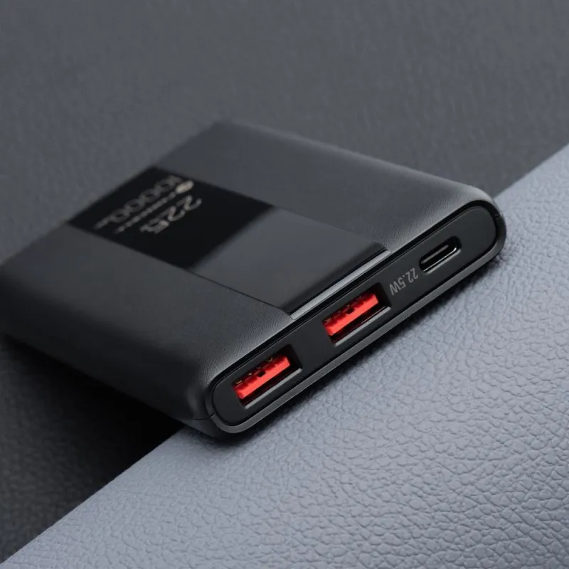 FORCELL F-ENERGY P10K2 Energo powerbank PD QC3.0 3A 22.5W 10000 mAh crni