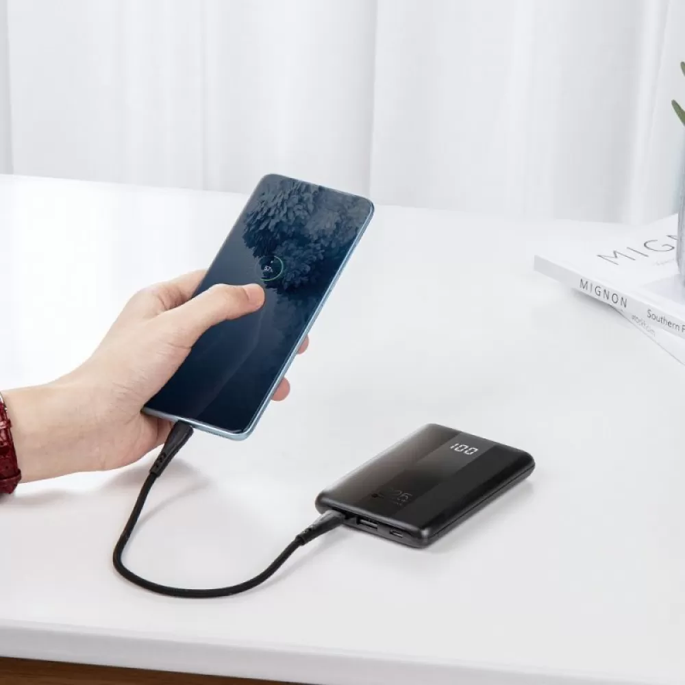 FORCELL F-ENERGY P10K2 Energo powerbank PD QC3.0 3A 22.5W 10000 mAh crni