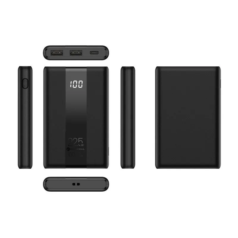 FORCELL F-ENERGY P10K2 Energo powerbank PD QC3.0 3A 22.5W 10000 mAh crni