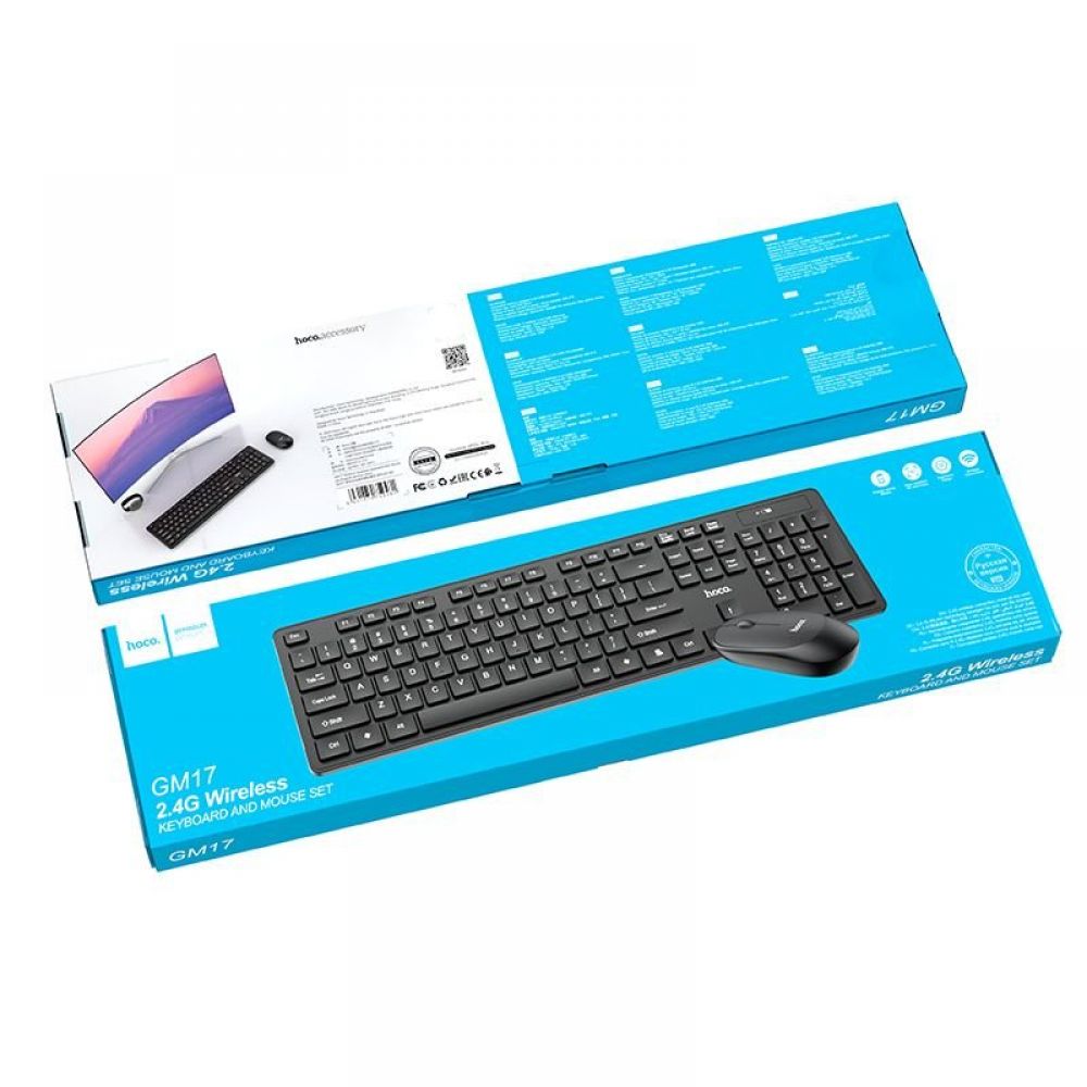HOCO bežični poslovni set tastatura i miš GMT7 crni