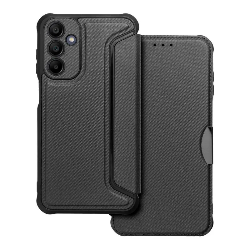 Futrola flip RAZOR BOOK (Smart Carbon case) za Samsung Galaxy A26 5G crna