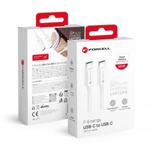 FORCELL F-ENERGY C338 kabl Type C na Type C PD QC4.0 3A 60W 3 m bela