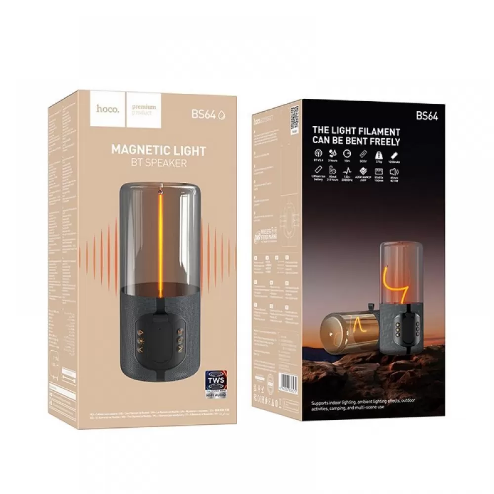 HOCO Bluetooth zvučnik BS64 sivi