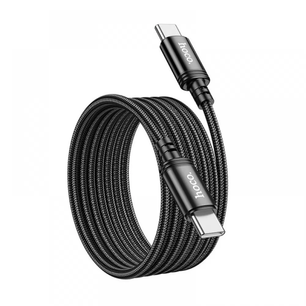 Kabl USB C na USB C Hoco 3A 60W 2 m X89 crna