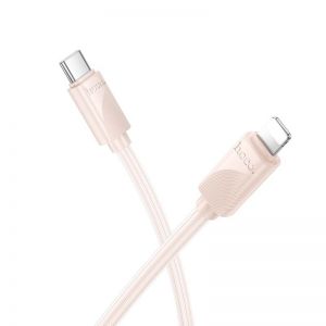 HOCO kabl Type C na Lightning PD 27W X114 1 m roza
