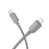 HOCO kabl Type C na Lightning PD 27W X113 1 m siva