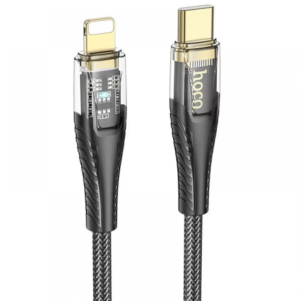 HOCO kabl Type C na Lightning PD 27W U121 1.2 m crna providna