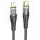 HOCO kabl Type C na Lightning PD 27W U121 1.2 m crna providna