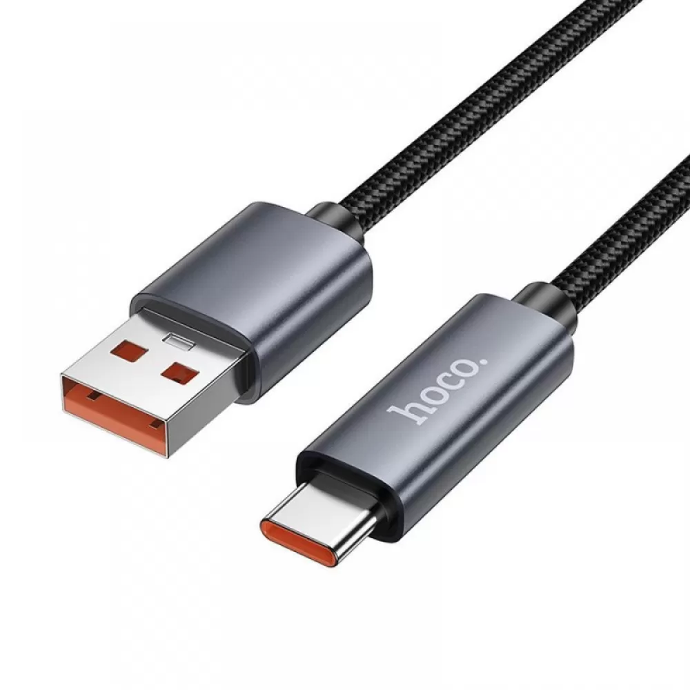 Kabl USB A na USB C Hoco 5A sa displejem 1 m X112 crna