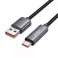 Kabl USB A na USB C Hoco 5A sa displejem 1 m X112 crna
