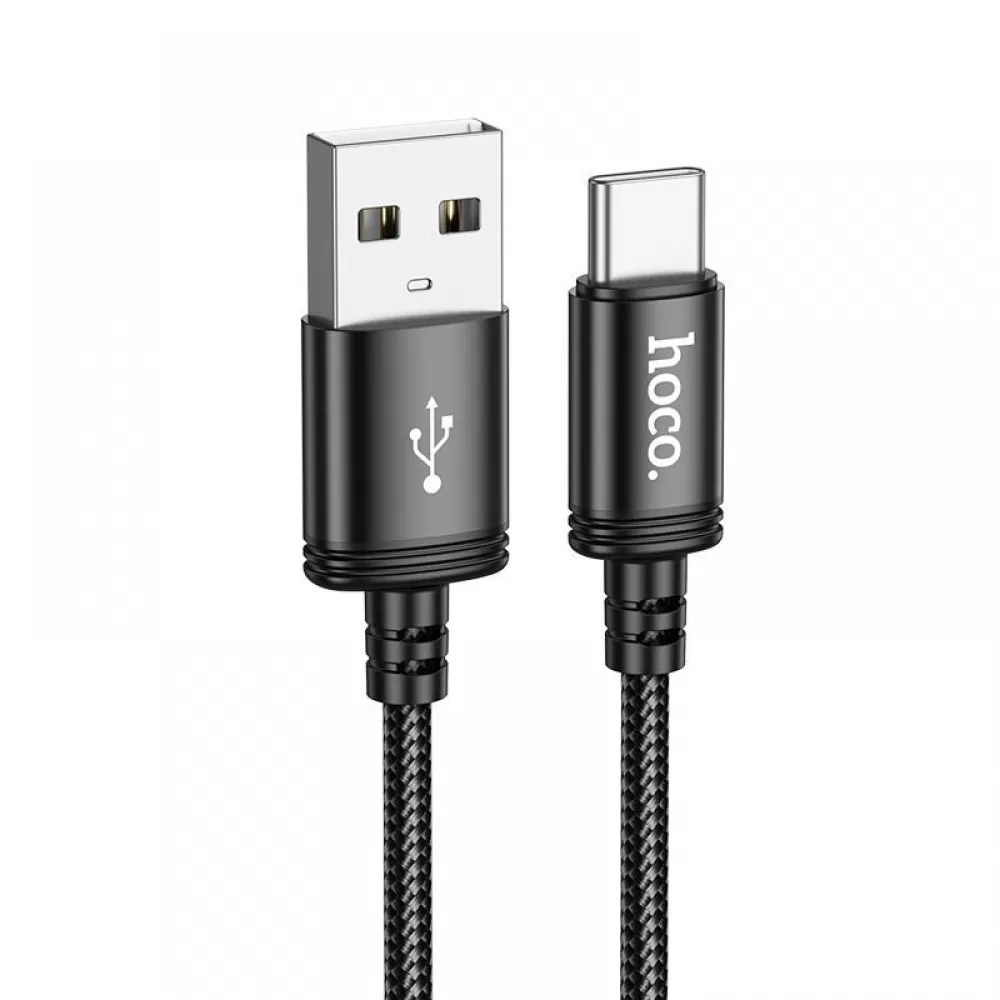 Kabl USB A na USB C Hoco 3A 2 m X89 crna