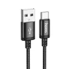 Kabl USB A na USB C Hoco 3A 2 m X89 crna