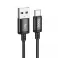 Kabl USB A na USB C Hoco 3A 2 m X89 crna
