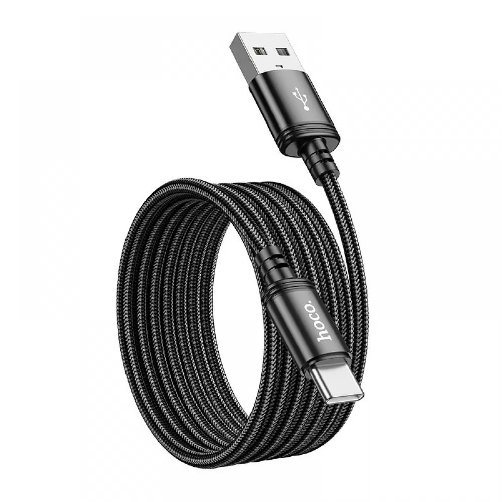 Kabl USB A na USB C Hoco 3A 2 m X89 crna