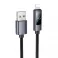 Kabl USB A na Lightning Hoco 2.4A sa displejem 1 m X112 crna