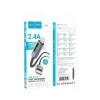 Kabl USB A na Lightning Hoco 2.4A sa displejem 1 m X112 crna